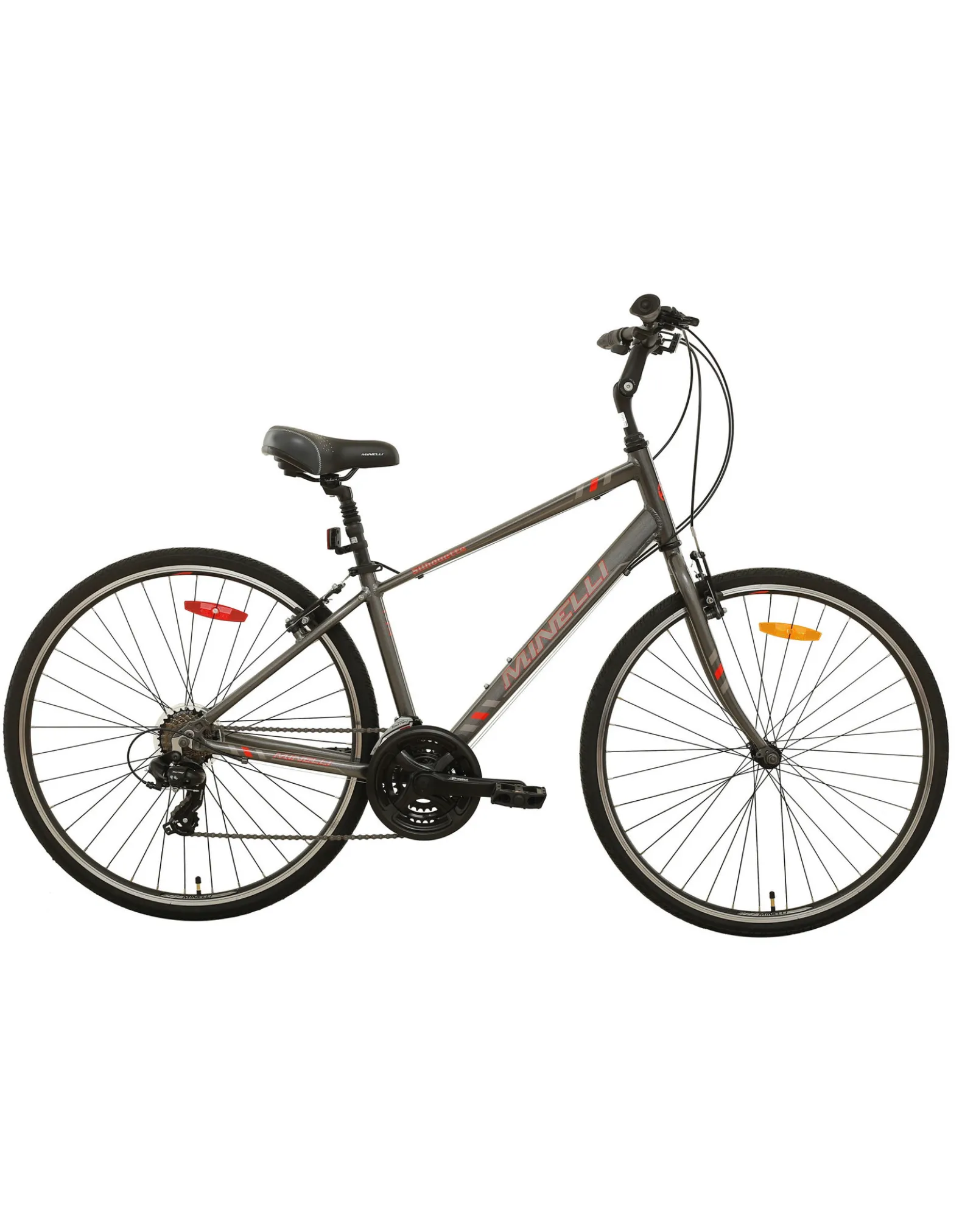 Minelli Vélo Hybride - MINELLI Silhouette Homme Noir/Argent