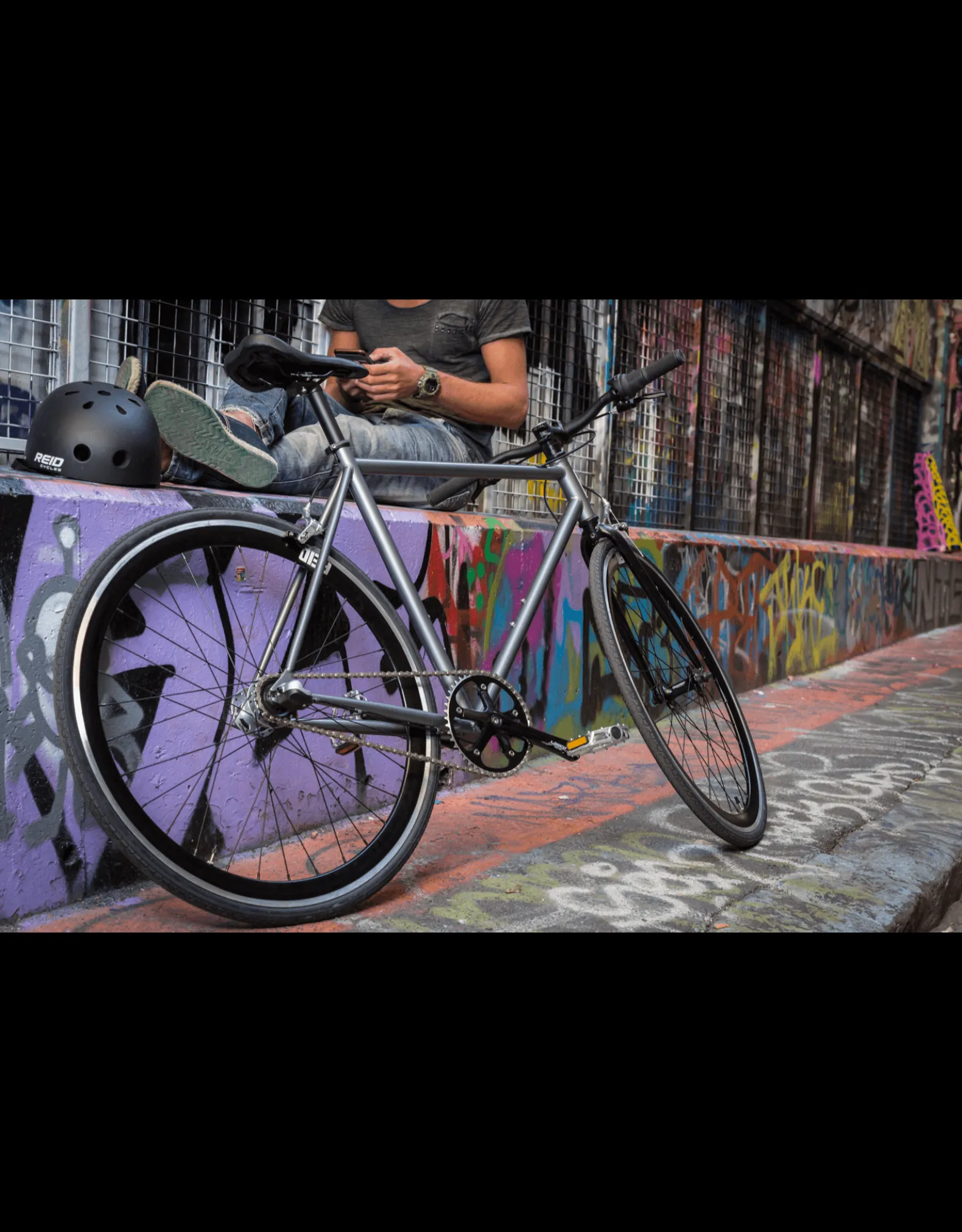 Reid Vélo Single Speed - Harrier 1 Noir