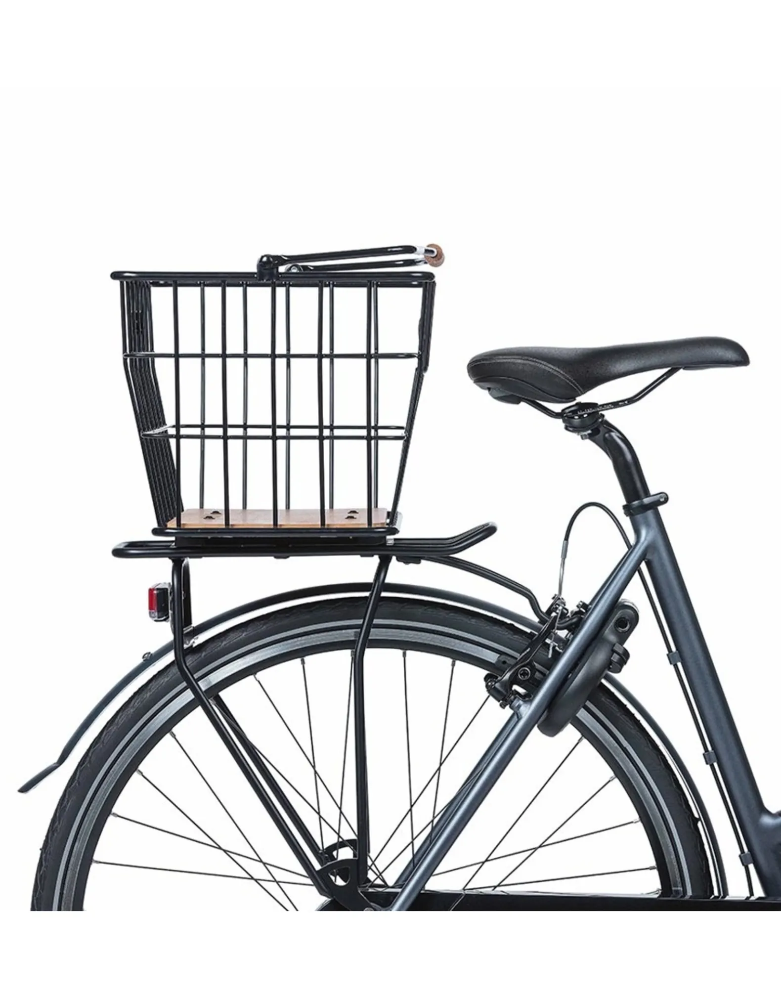 Basil Panier Nordland, Avant ou Arrière, Noir