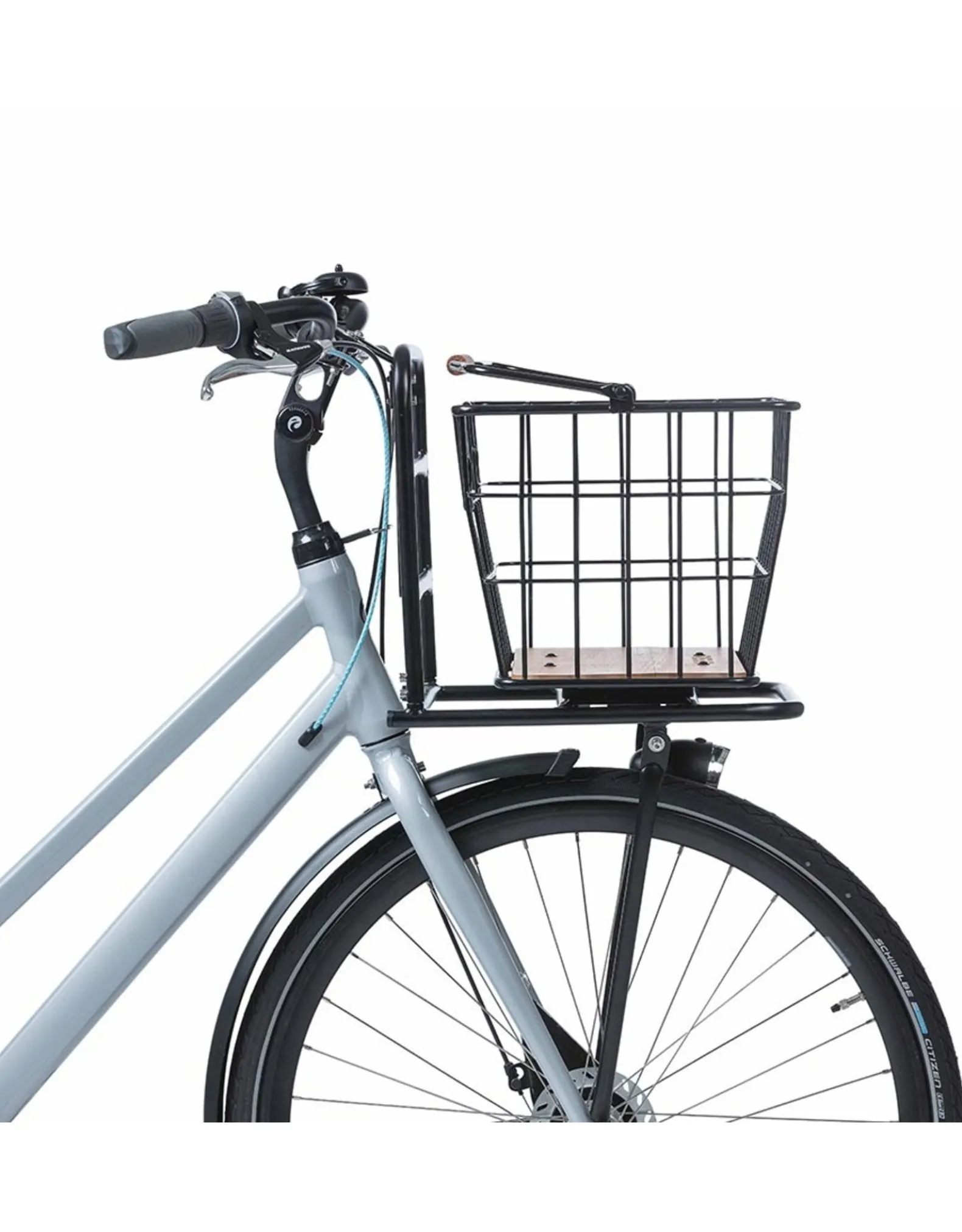 Basil Panier Nordland, Avant ou Arrière, Noir