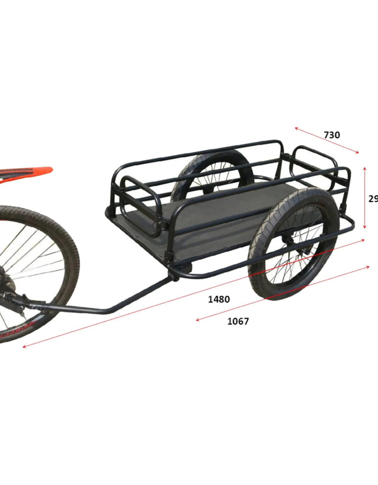 Damco Remorque Cargo Utilitaire Pliable, Large