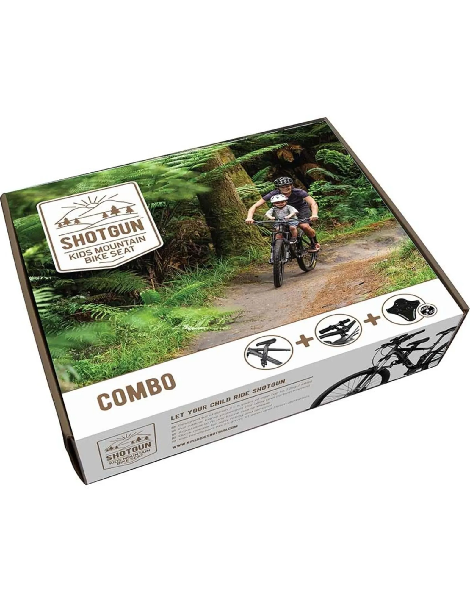 Kids Ride Shotgun Boîte Combo, Siège de bébé + guidon