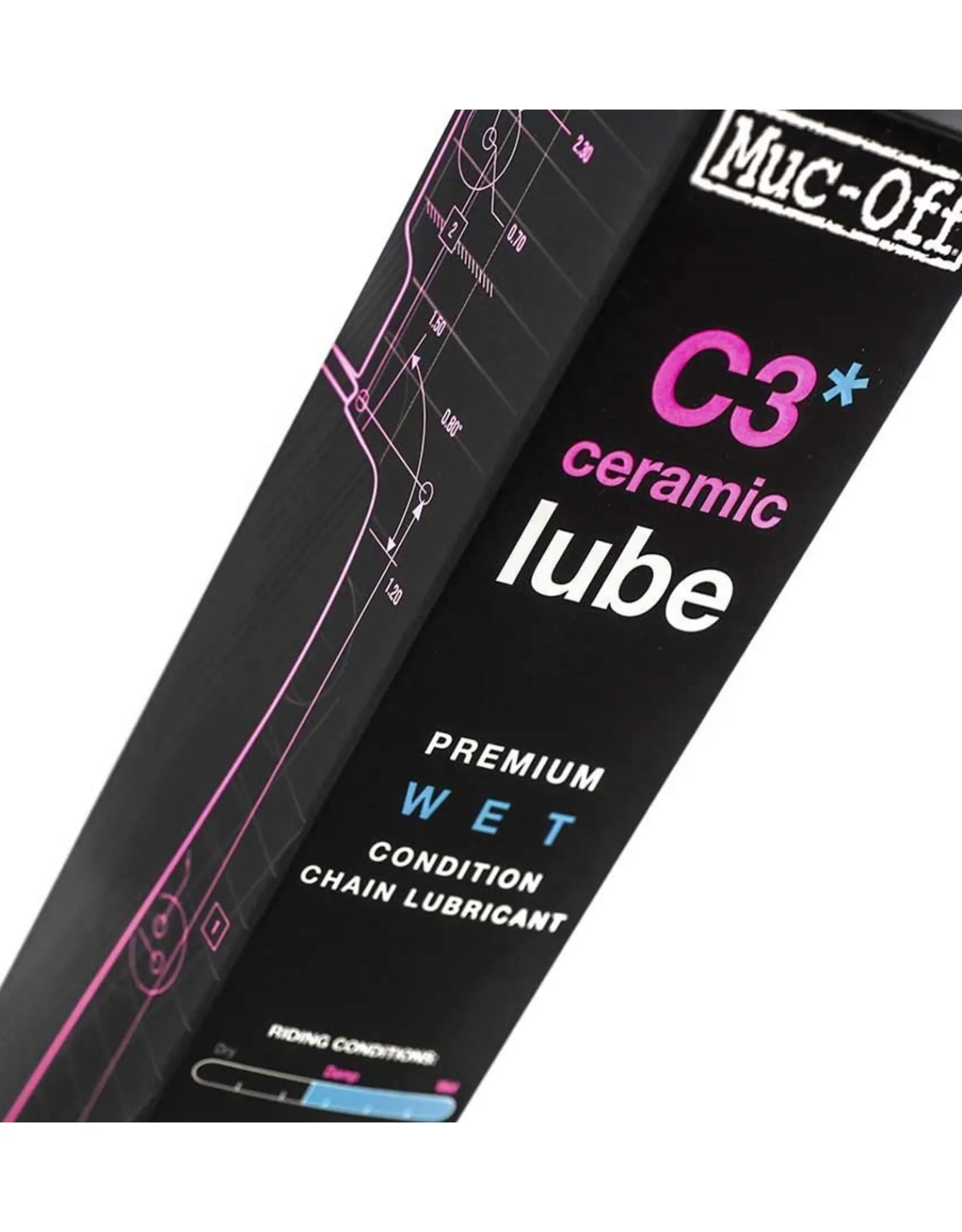 Muc-Off C3 Wet Ceramic Lubrifiant à chaîne 120ml