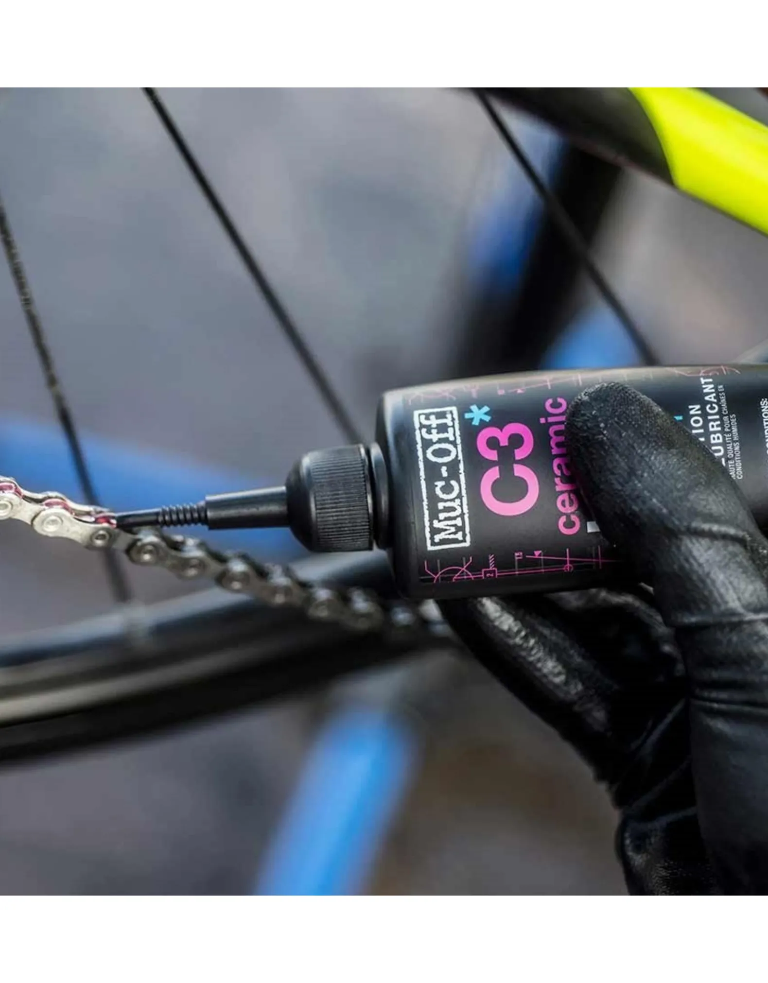 Muc-Off C3 Wet Ceramic Lubrifiant à chaîne 120ml