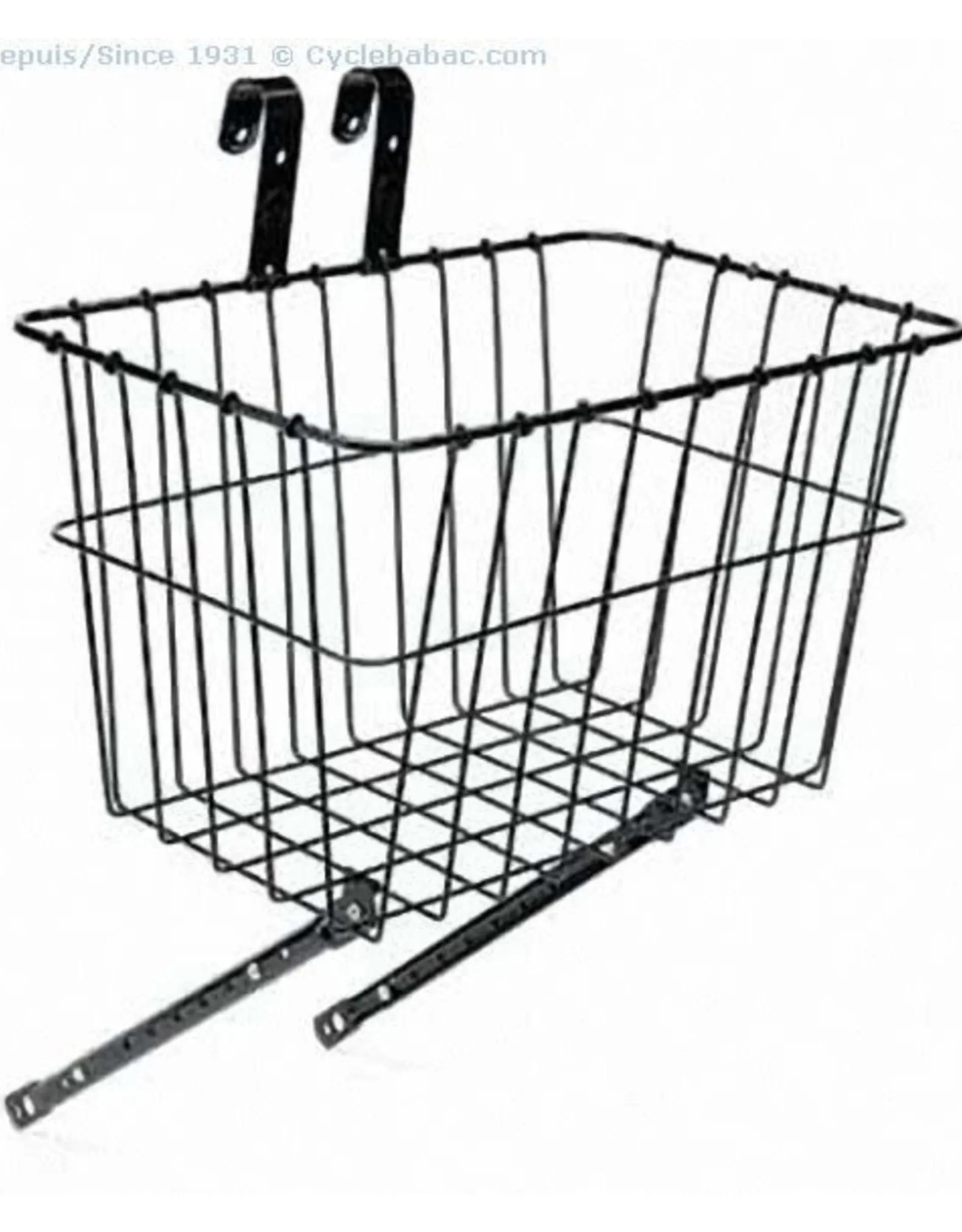 WALD Panier Avant Noir #198GB Support ajustables